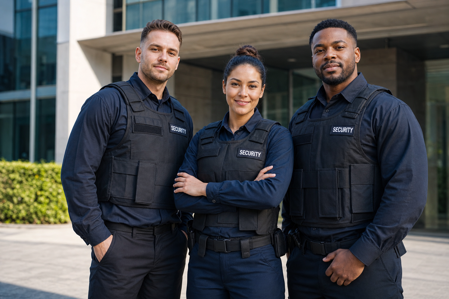 Eagle Security officers ready for site coverage